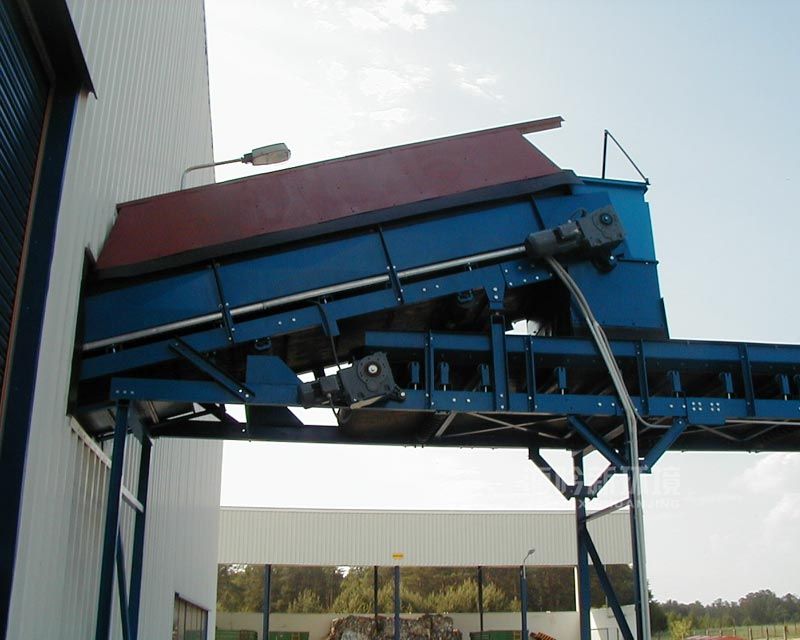 Plate Conveyor Unloading System